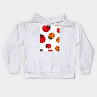 Ladybird design for apparels and products Kids Hoodie